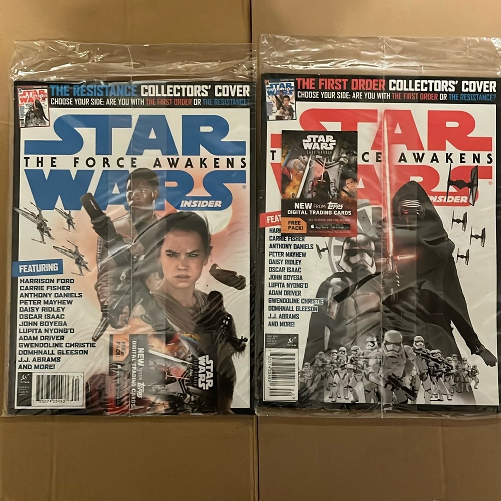 STAR WARS FORCE AWAKENS Insider Magazine CHOOSE YOUR SIDE NEW